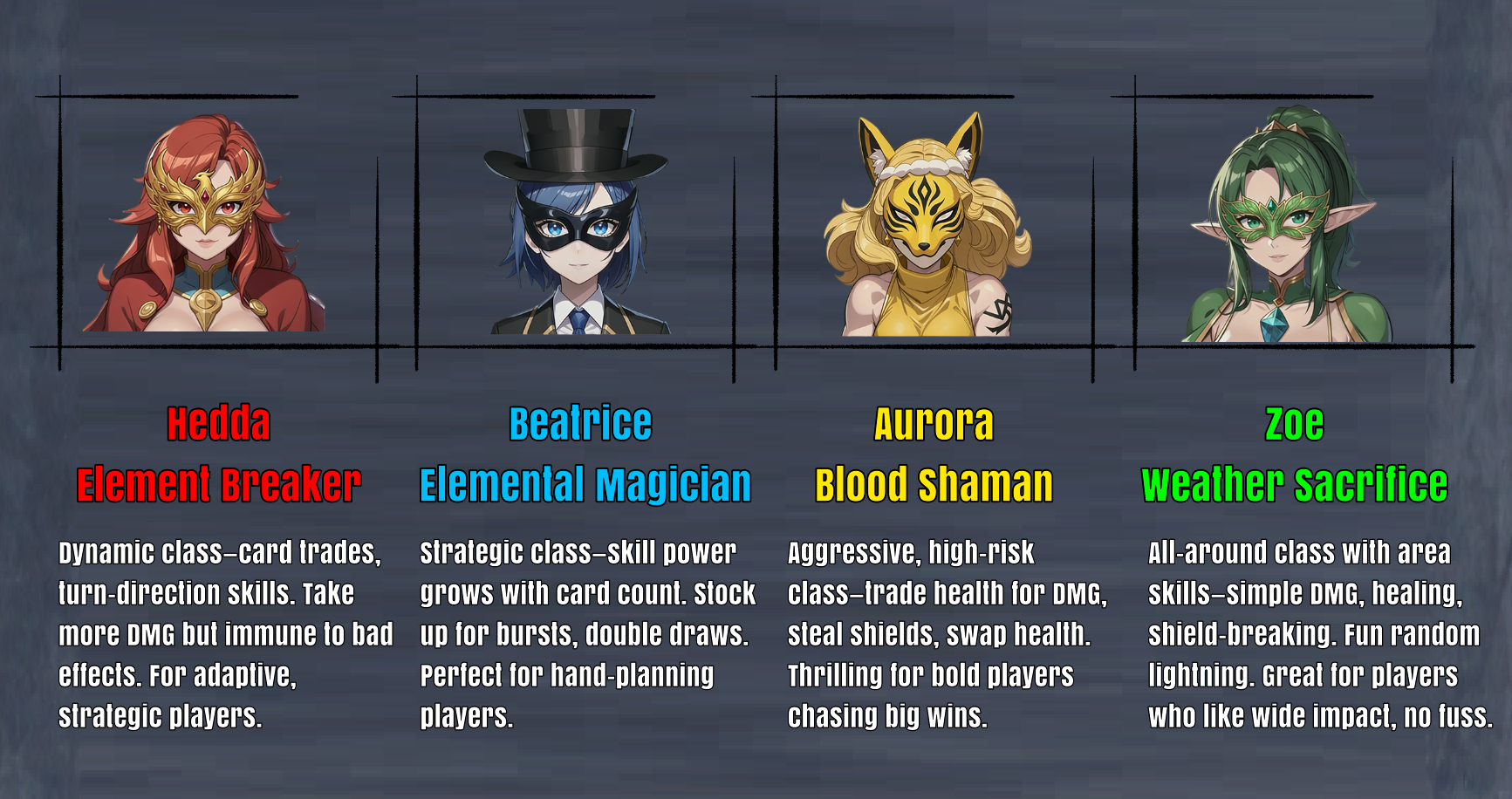 Character selection screen